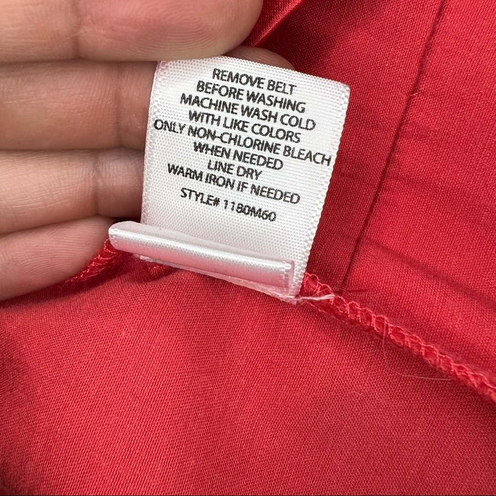 Maurice’s coral fitted sleeveless dress size 1/2 - Picture 7 of 8
